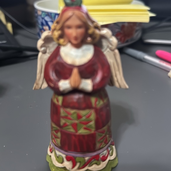 Jim Shore Heartwood Creek angel retired 4” - Picture 2 of 5